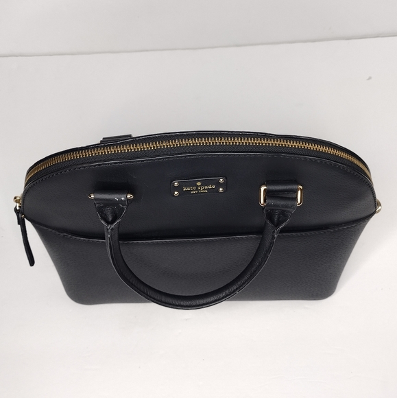 Kate Spade New York Black Leather Satchel Bag - Picture 5 of 15